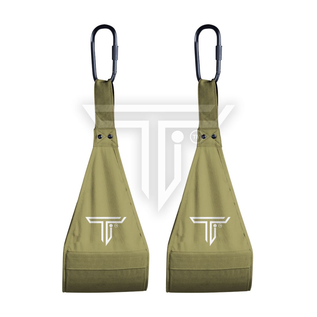 Ab-Straps-khaki.jpg Custom Fit Ab Sling for Targeted Ab Exercises & Core Muscle Strengthening - Image 1