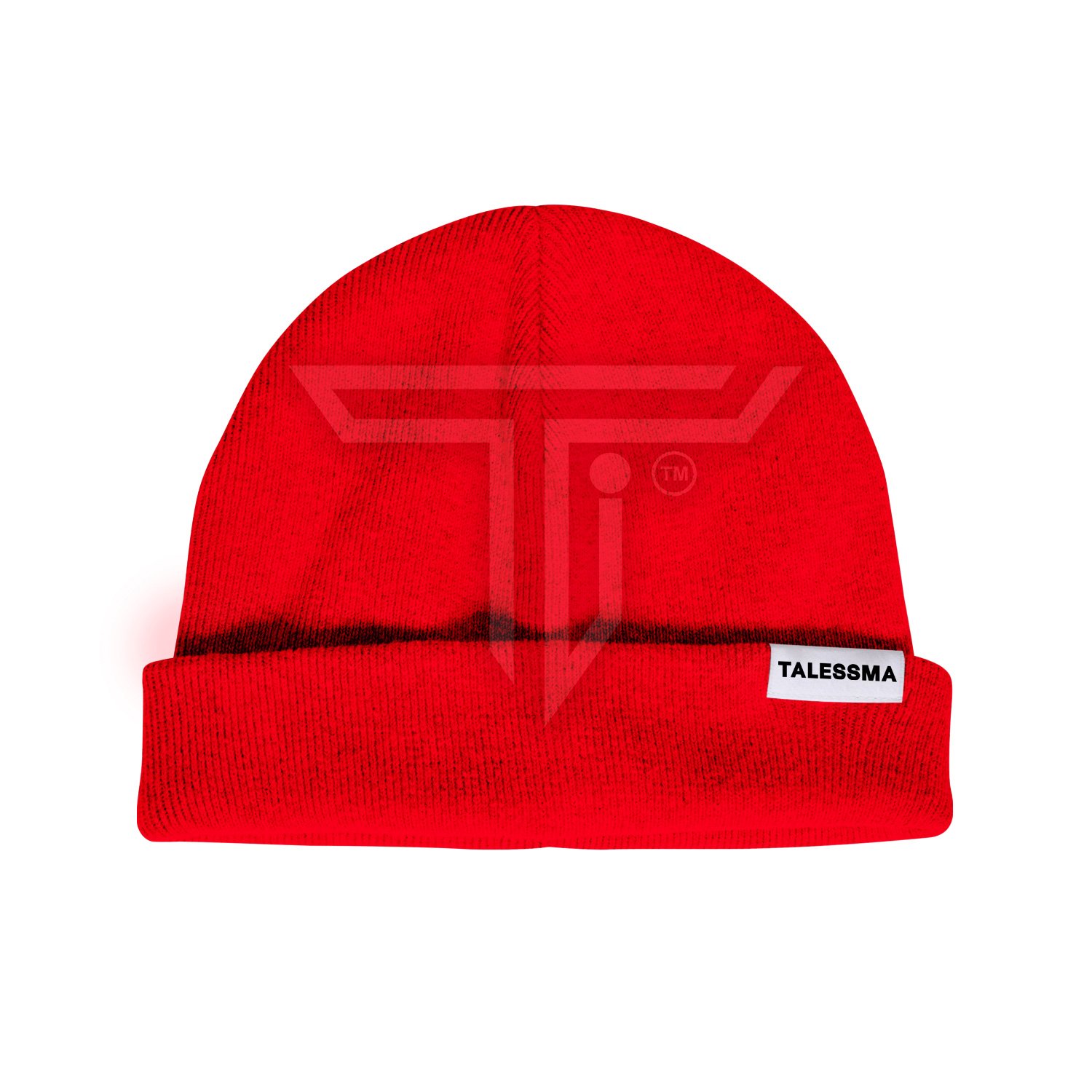 BEANIES-front-RED.jpg Warm, Stylish Custom Beanies for Outdoor Adventures - Image 1