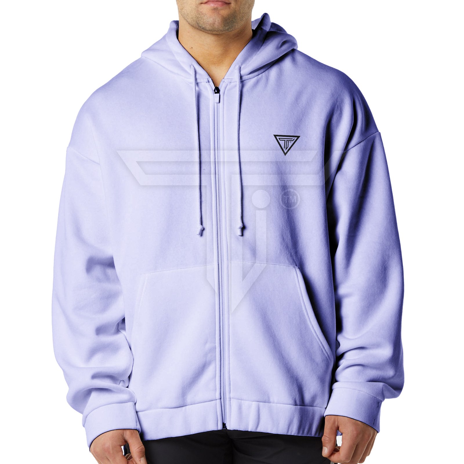 HOODIE-Zipper-SKY-BLUE.jpg Durable Custom Hoodies – Gym & Fitness Style Reimagined - Image 1
