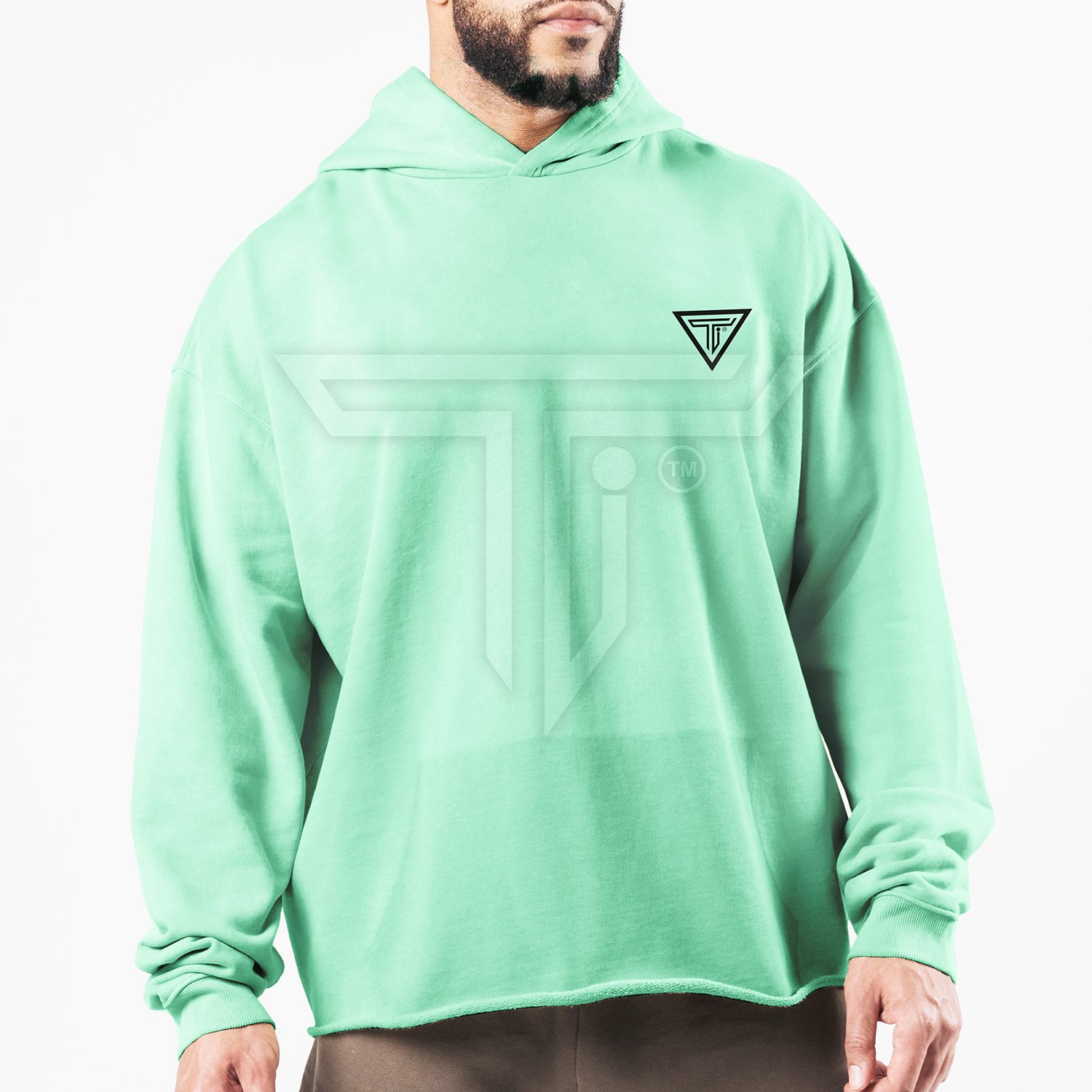 Hoodie-Front-CREAM.jpg Custom Gym Hoodies with Logo – Make a Statement in Comfort - Image 1