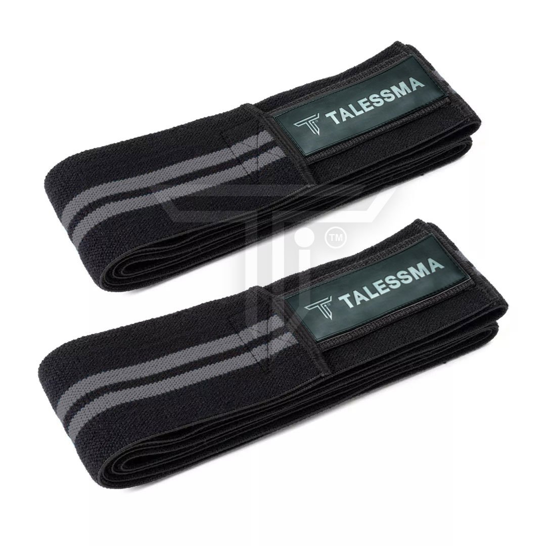KneeWraps-grey-1.jpg Customized Knee Wraps for Maximum Compression & Joint Support - Image 1