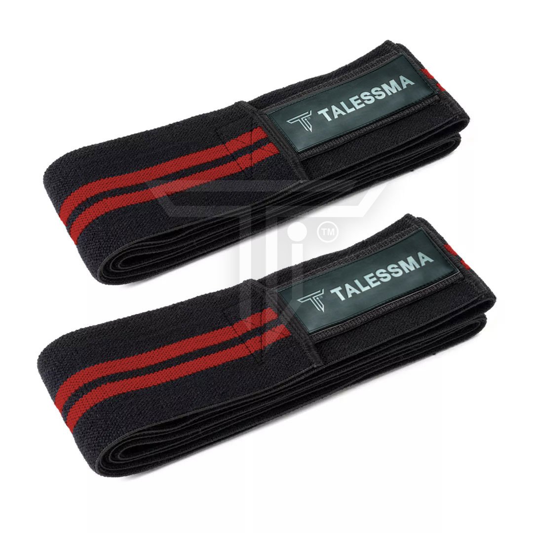 KneeWraps-red-1.jpg Custom Fit Knee Wraps for Enhanced Stability & Strength in Training - Image 1