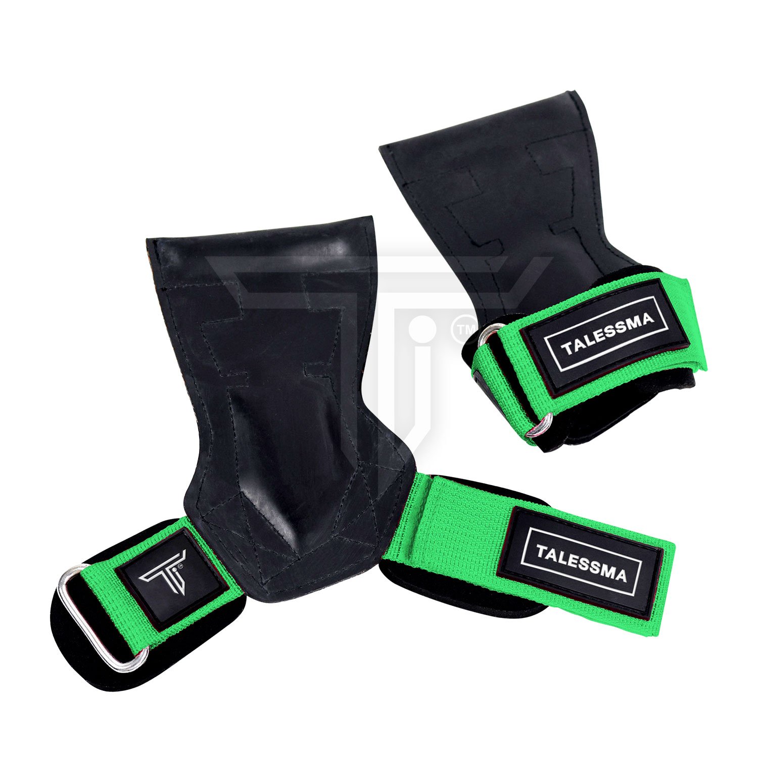 Lifting-Straps-GREEN-2.jpg Personalized Lifting Grips for Improved Grip in Weightlifting Workouts - Image 1
