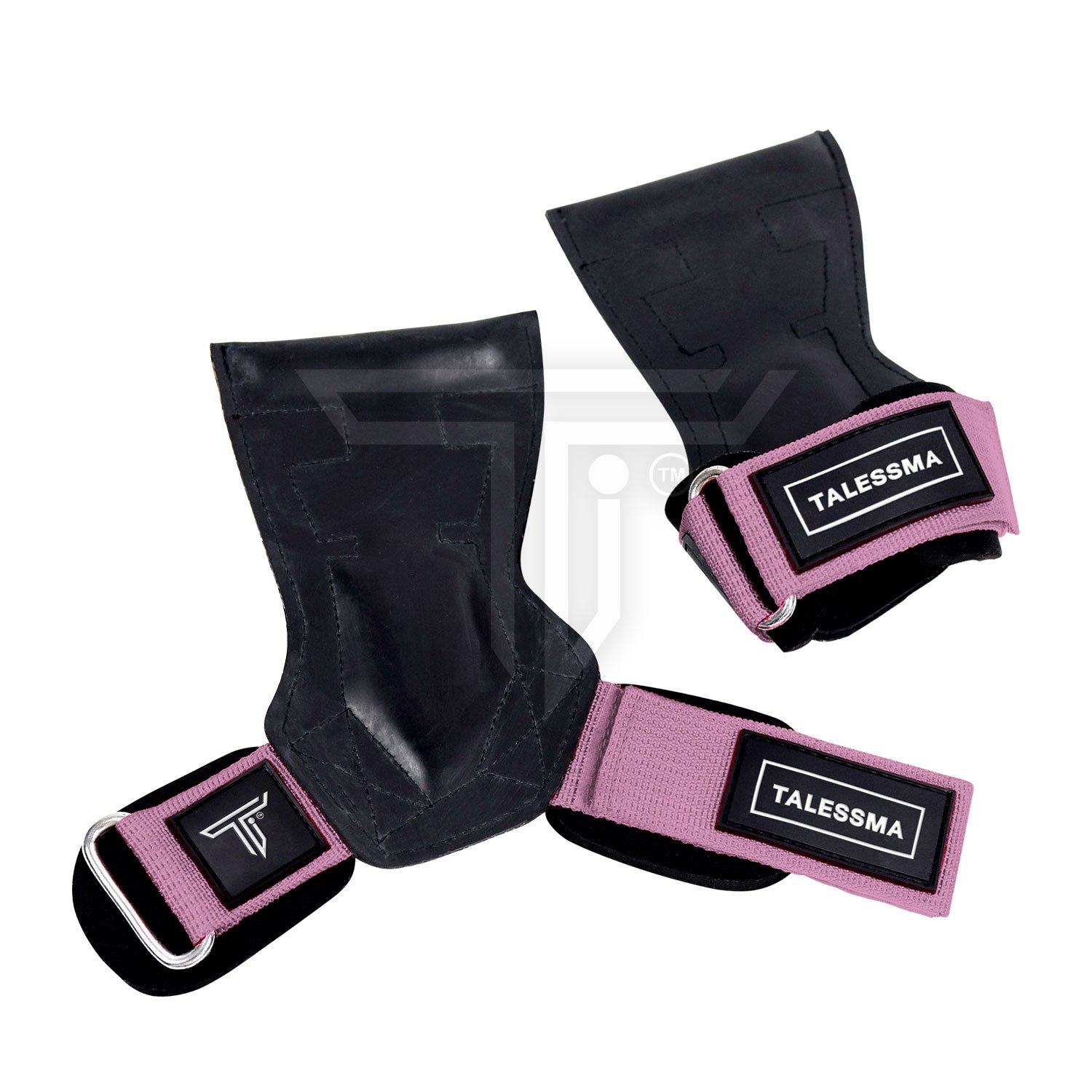 Lifting-Straps-PINK-2.jpg Custom Fit Lifting Grips for Comfortable Grip in Powerlifting and Lifting - Image 1
