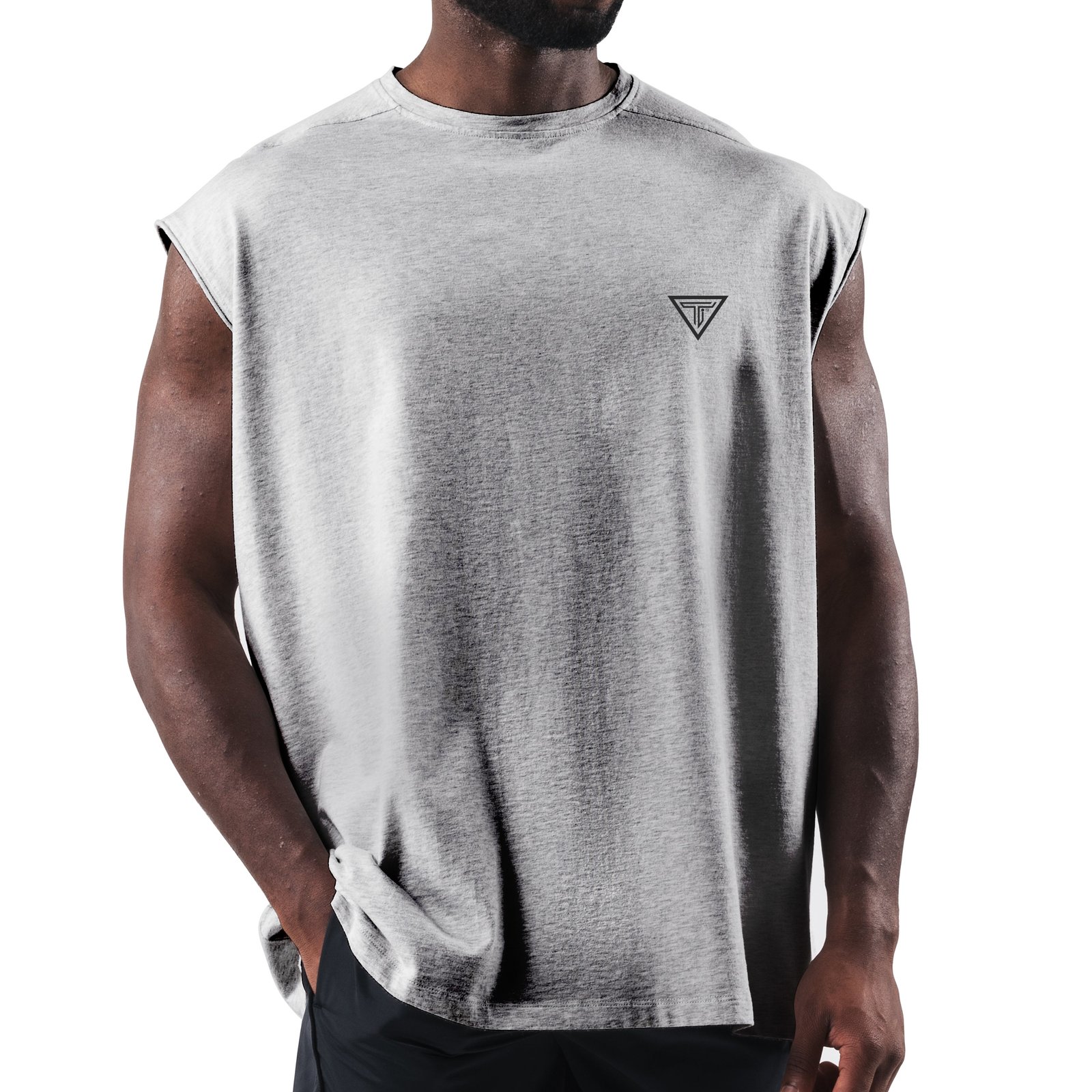 Muscle-Tank-GREY.jpg Personalized Fitness Muscle Tank – Style and Mobility for Every Workout - Image 1