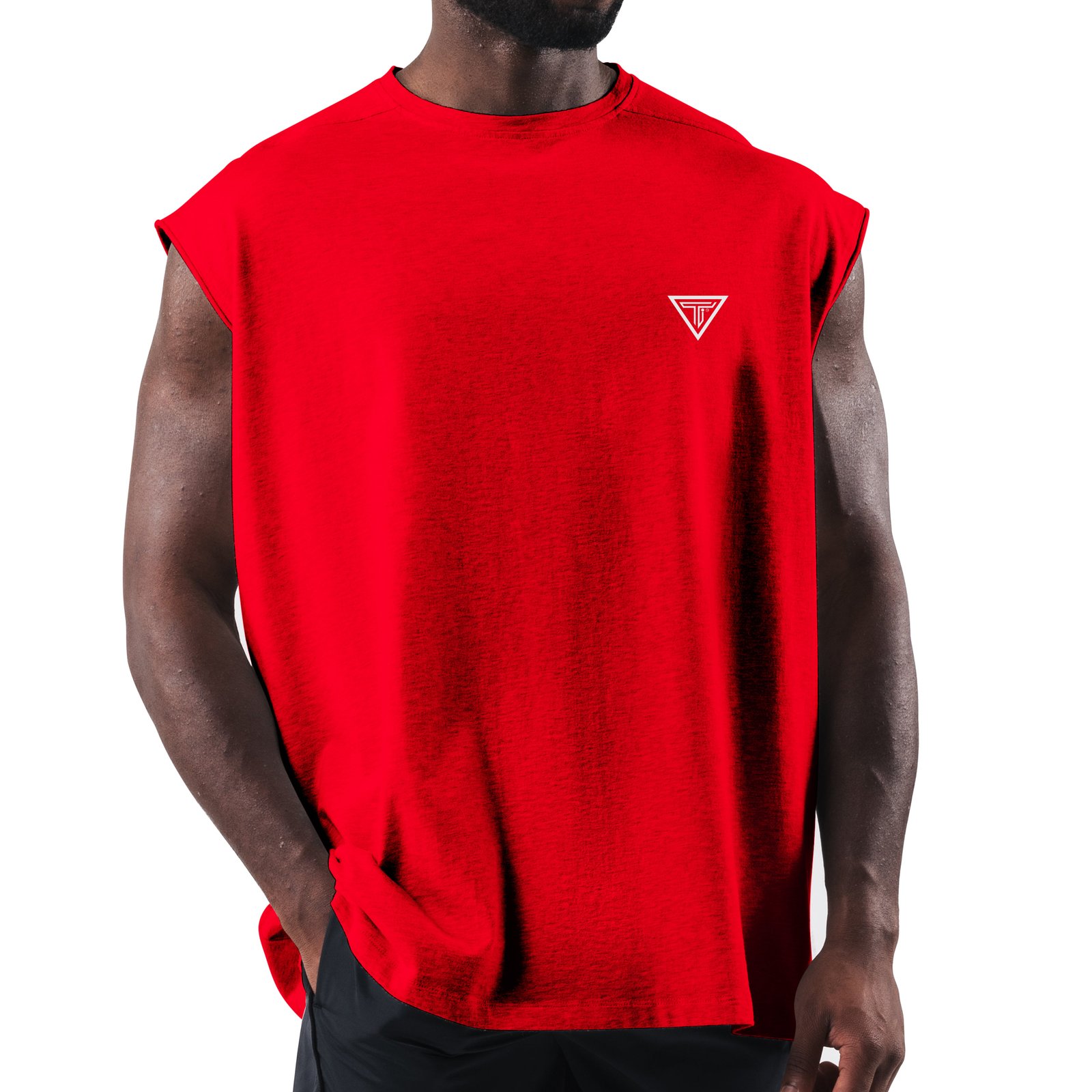 Muscle-Tank-RED.jpg Custom Gym Muscle Tank – Show Off Your Gains with Style & Function - Image 1