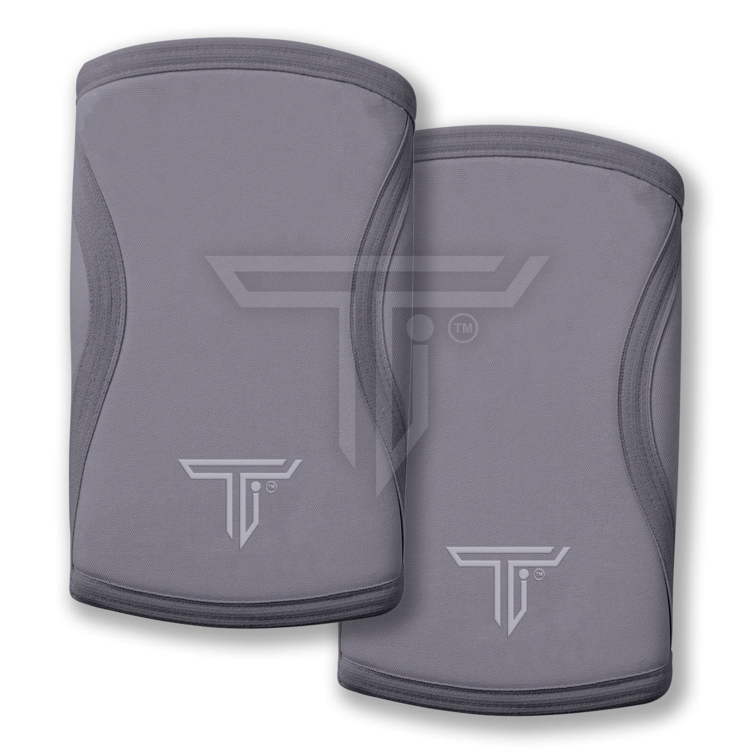 Personalized-Knee-Sleeves-for-Squats-Powerlifting-and-Athletic-Training-GREY.jpg Personalized Knee Sleeves for Squats, Powerlifting, and Athletic Training - Image 1