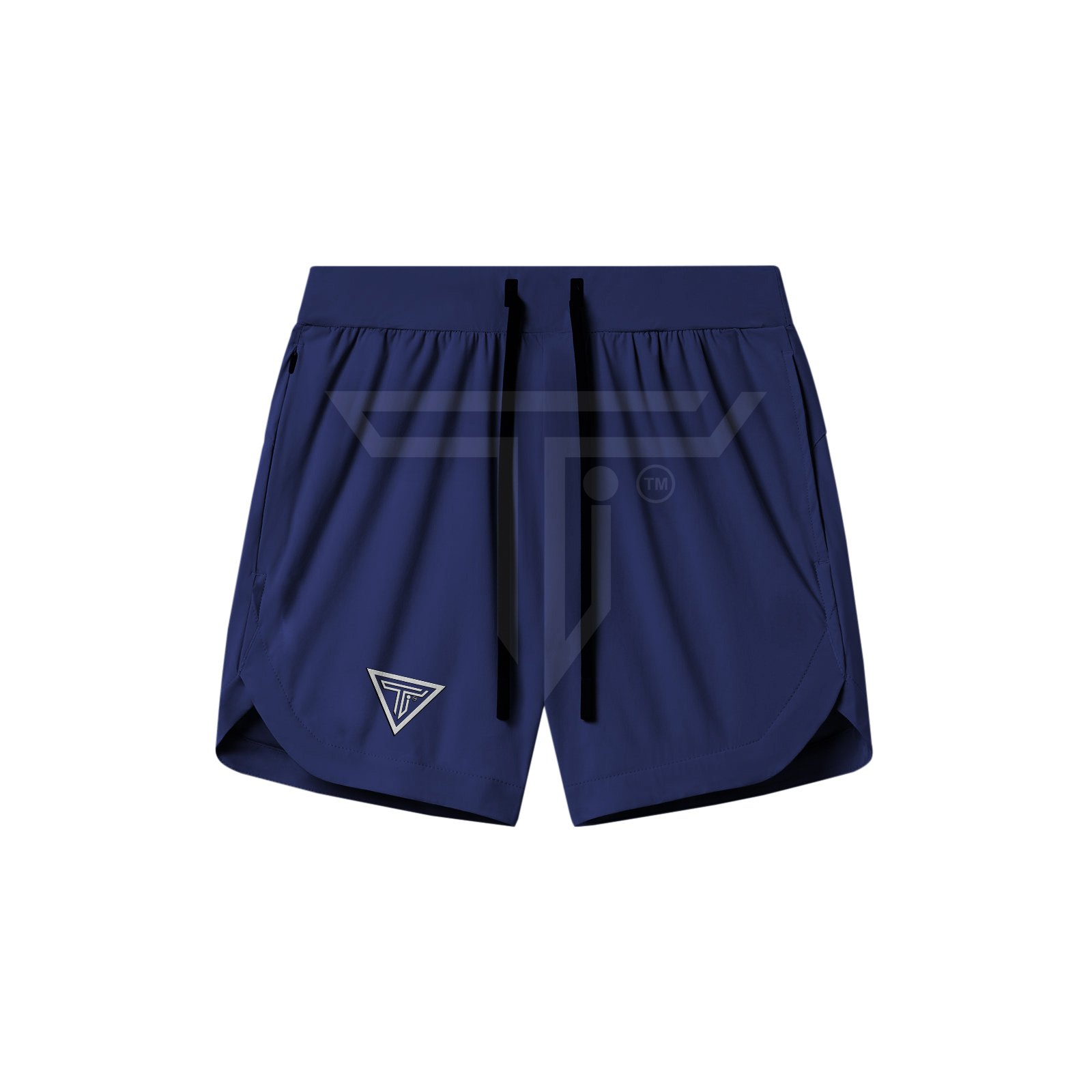 Tetra-Shorts_NAVY-BLUE.jpg Blend of Comfort & Style Personalized Fitness Shorts - Image 1