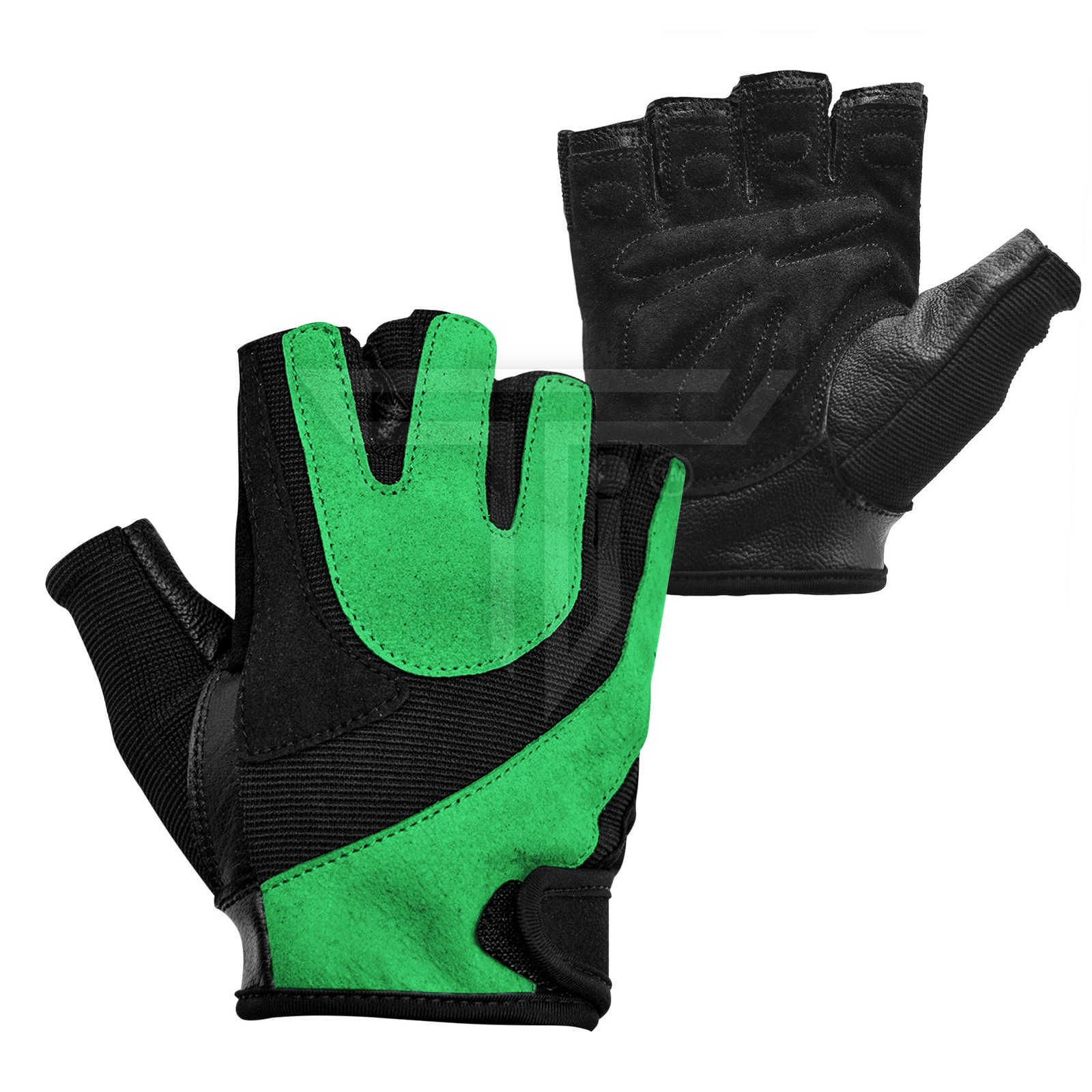 Ultra_Gym_Gloves_GREEN-1.jpg Custom Fit Gym Gloves for Superior Grip & Wrist Support in Workouts - Image 1
