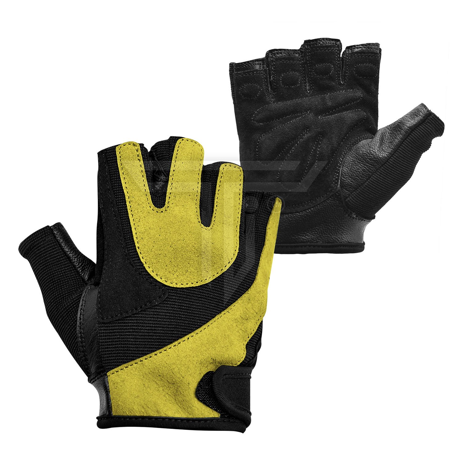 Ultra_Gym_Gloves_YELLOW-1.jpg Customizable Gym Gloves for Perfect Fit & Protection in Heavy Lifting - Image 1