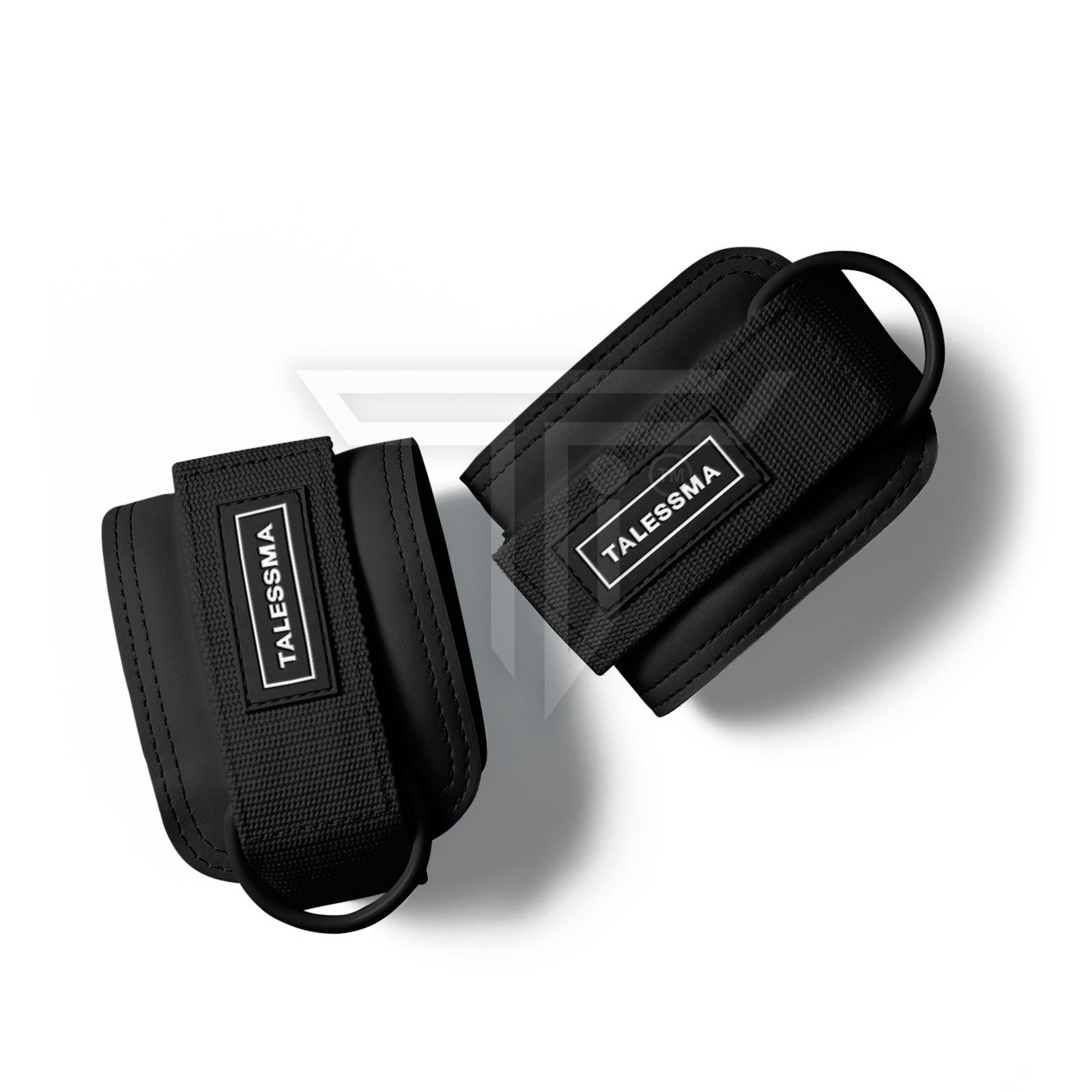 ankle-strap-black.jpg Customizable Ankle Straps for Cable Machine Workouts & Leg Training - Image 1