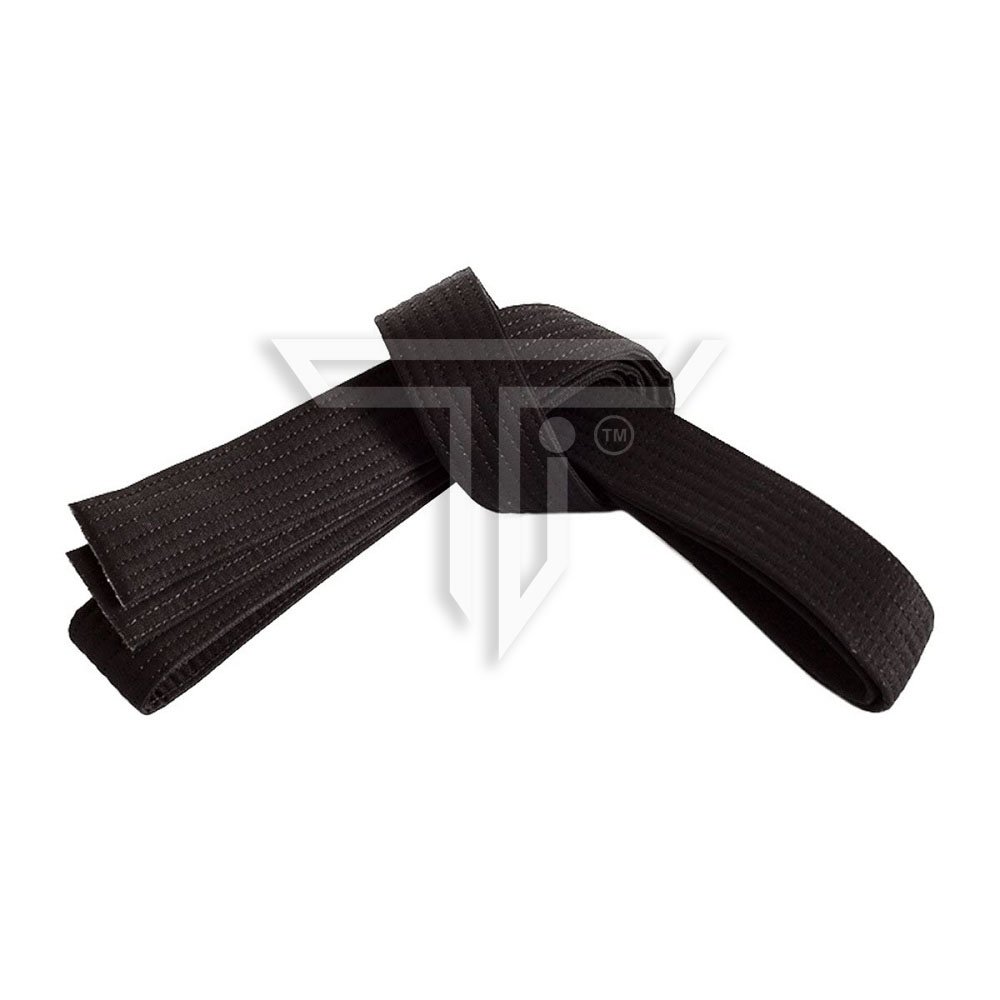 black-Martial-Arts-Belt.jpg Custom Brazilian Jiu-Jitsu Belts, High-Quality Fabric for Training & Competitions - Image 1