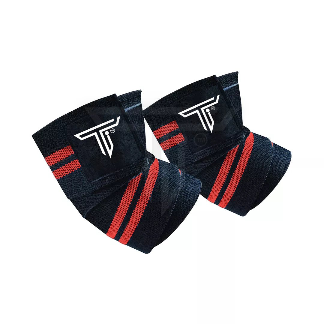classic-elbow-wraps-red-1.jpg Customized Elbow Wraps for Secure Fit & Performance in Heavy Workouts - Image 1