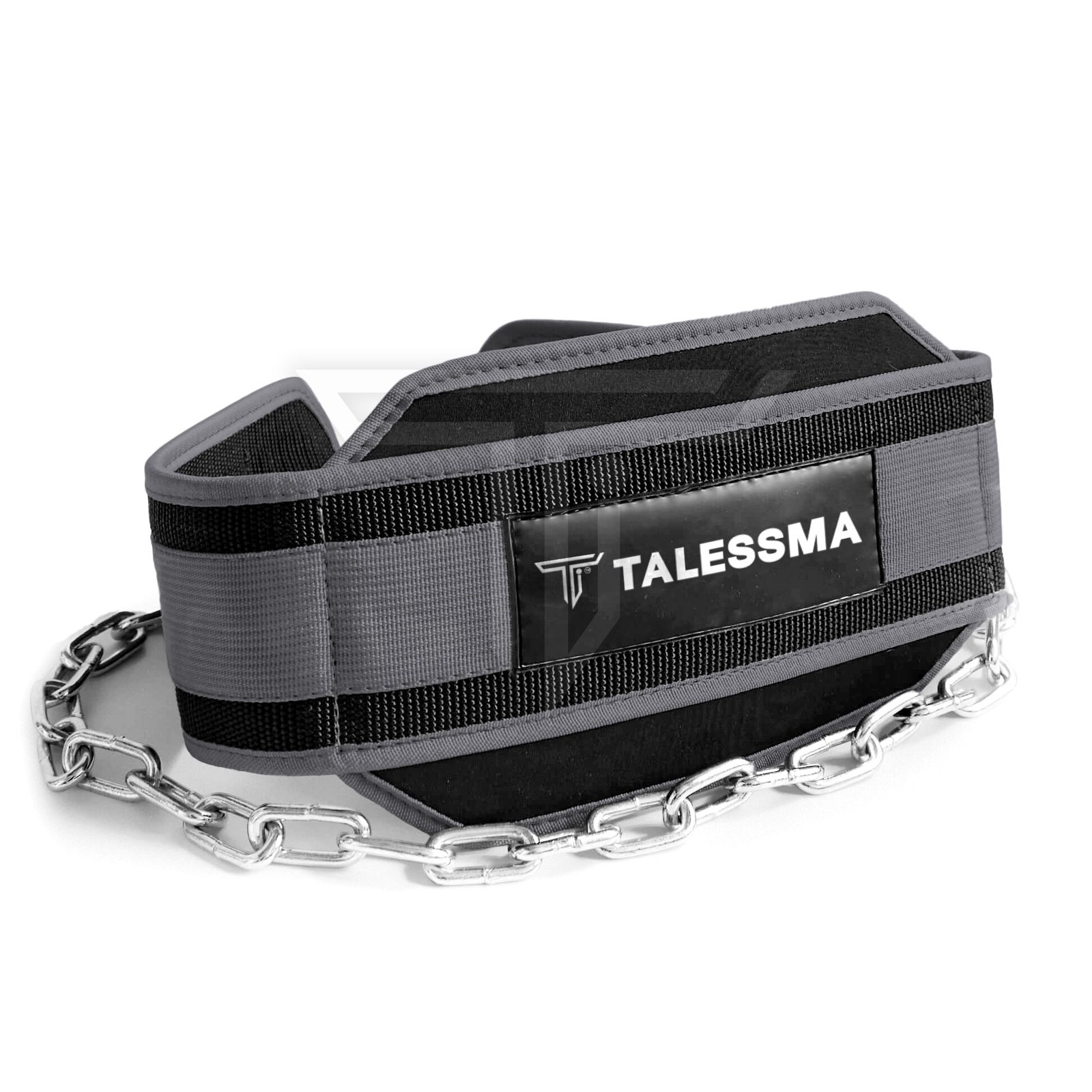 dip-belt-GREY.jpg Custom Fit Dip Belt for Safe & Effective Weighted Calisthenics Training - Image 1