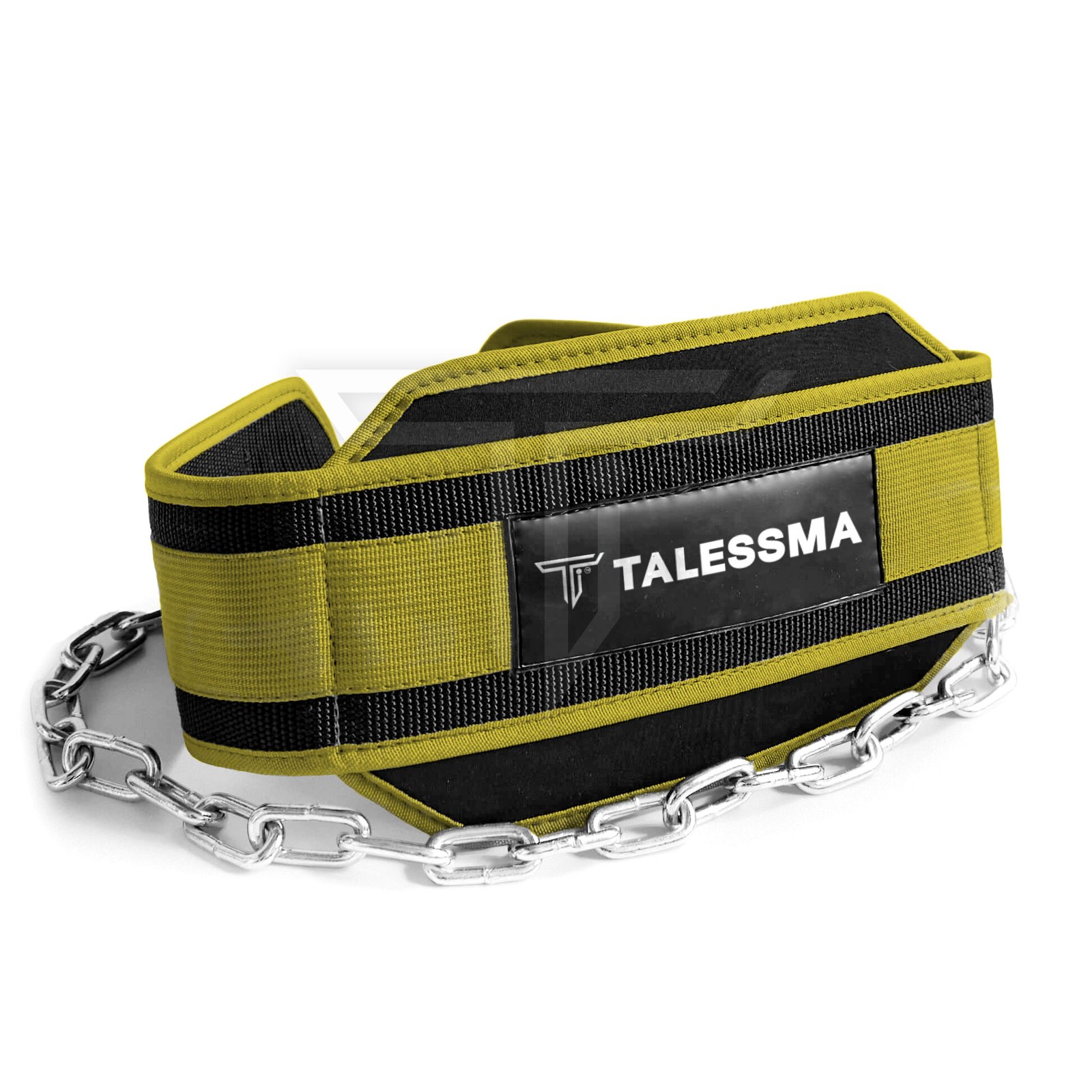 dip-belt-YELLOW.jpg Personalized Dip Belt for Weighted Pull-Ups, Dips, & Bodyweight Training - Image 1