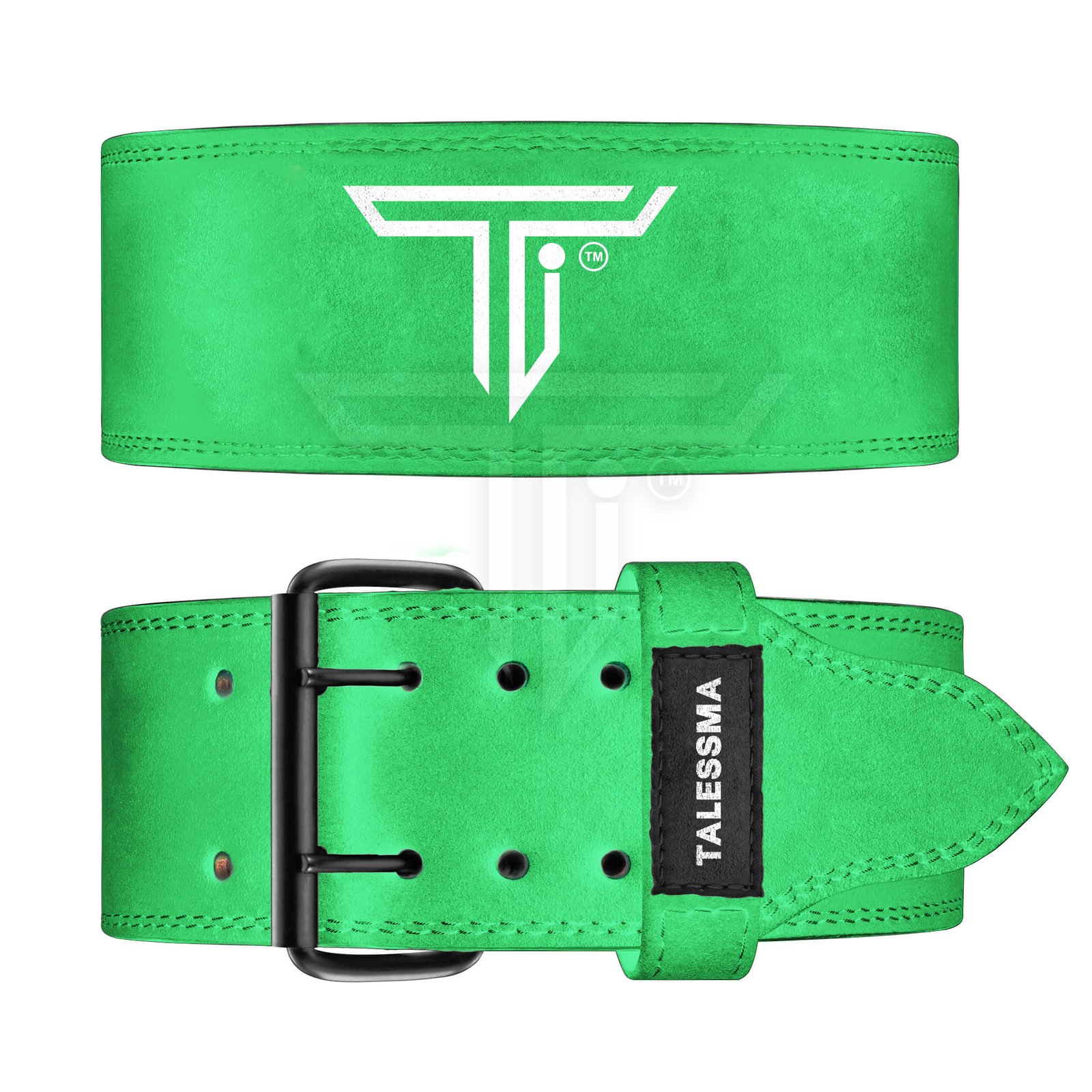 double-prong-belt-green.jpg Personalized Power Prong Belt for Secure Fit & Ultimate Core Stability - Image 1