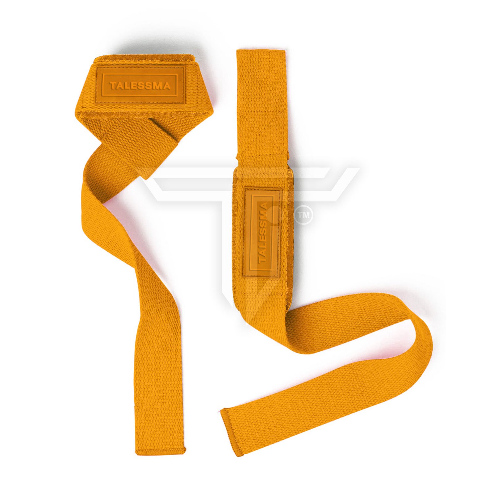 lifting-straps-orange.jpg Personalized Lifting Straps for Weightlifting, Deadlifts, and Pull Exercises - Image 1