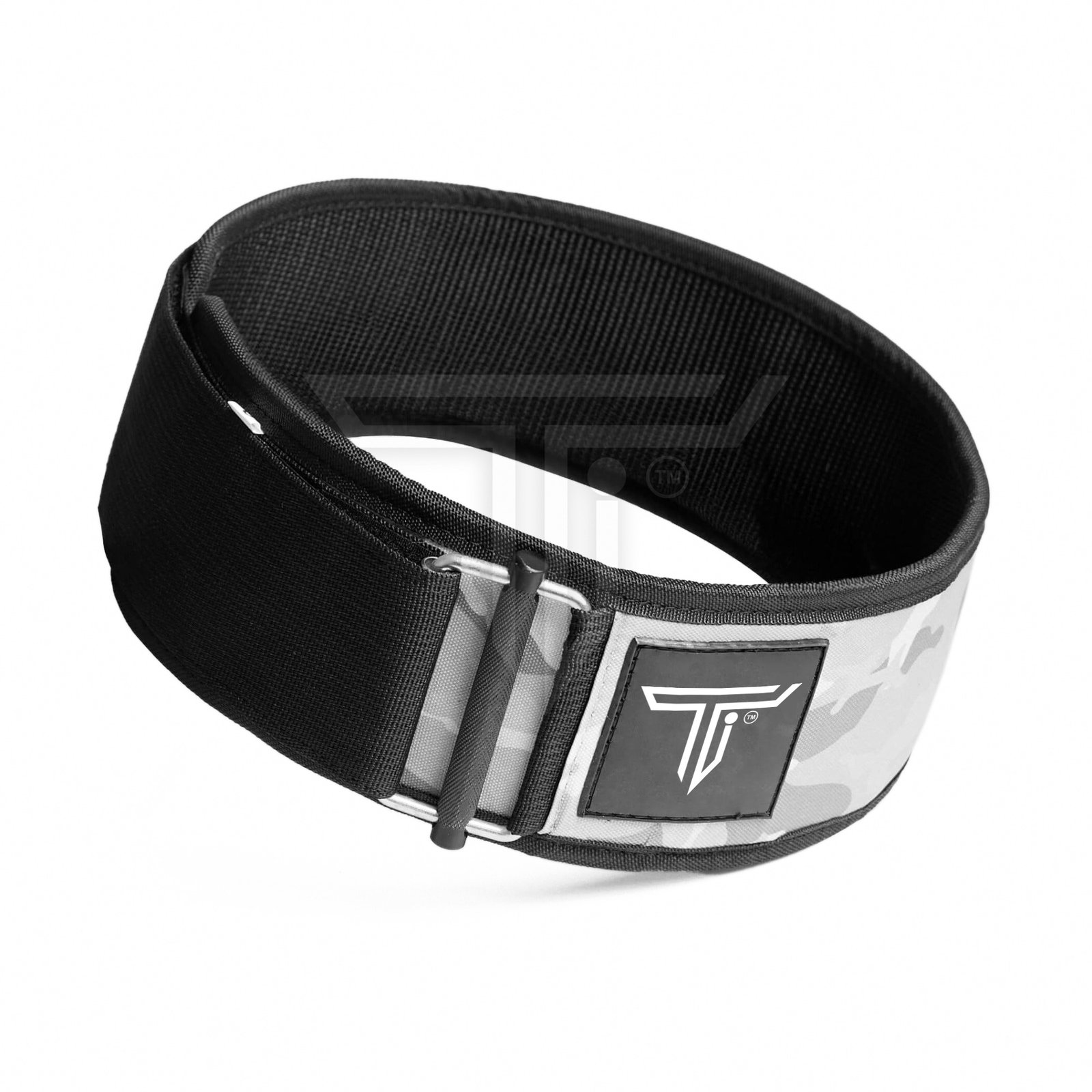 quick-lock-belt-white-camo-main.jpg Customized Quick Locking Belt for Convenience & Core Muscle Stability - Image 1