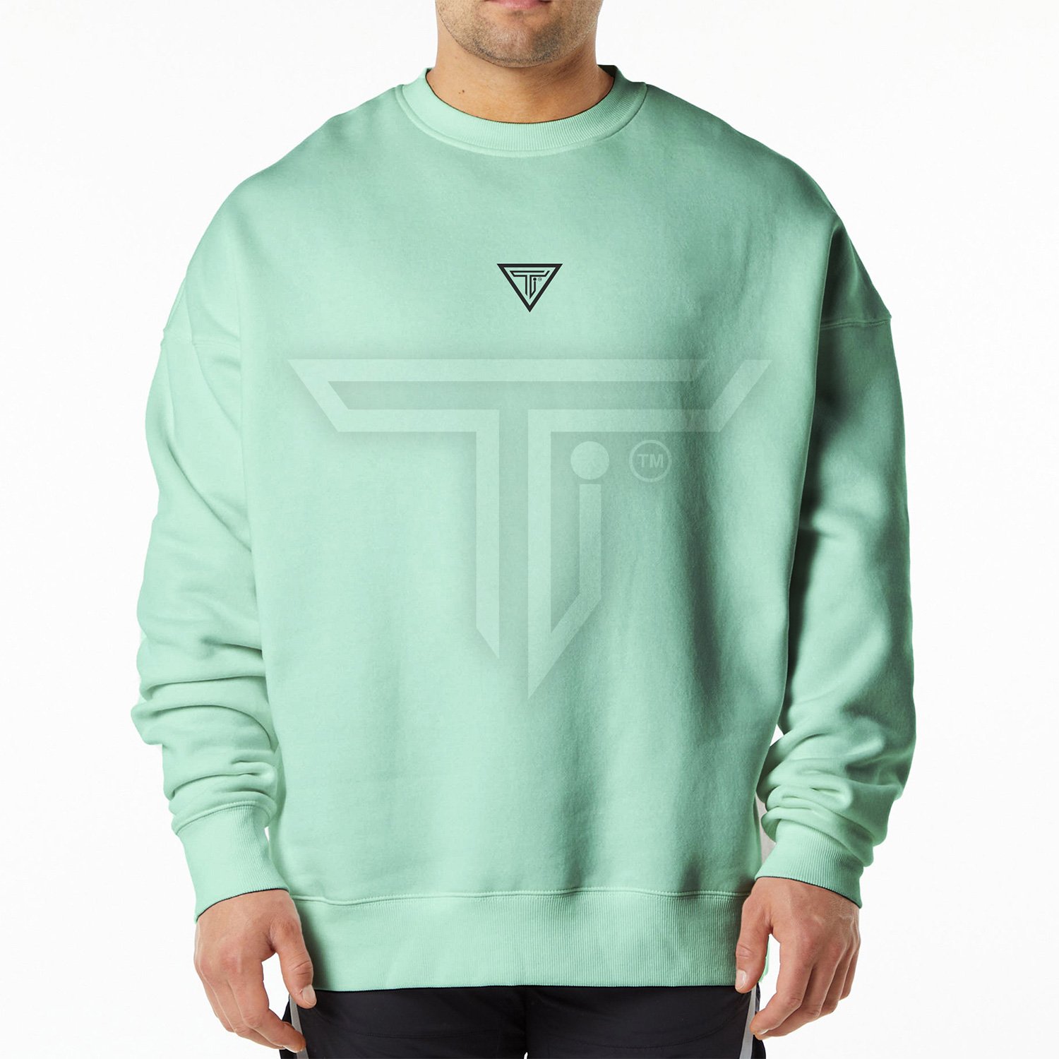 sweat-shirts-front-CREAM.jpg Custom Gym Sweatshirts with Logo – Make a Statement in Comfort - Image 1