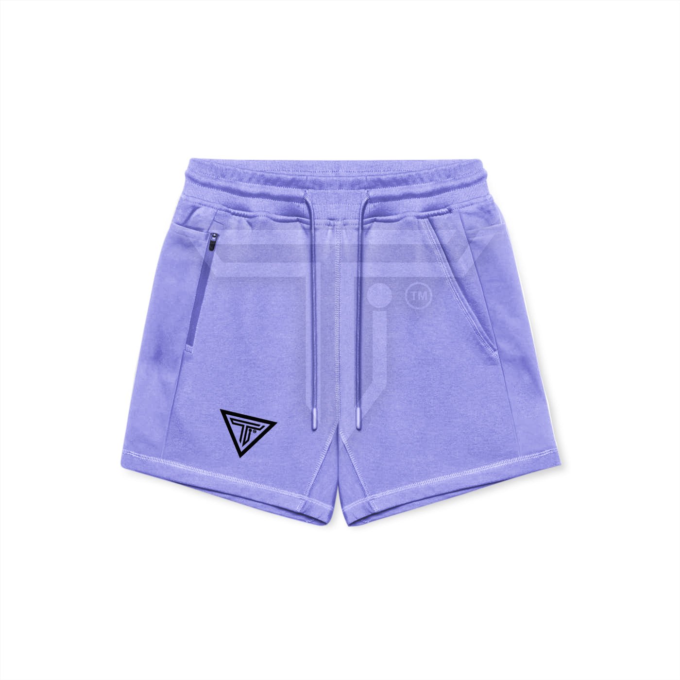 terry_Shorts_SKY-BLUE.jpg Stay Active & Stylish with Customized Gym Shorts - Image 1