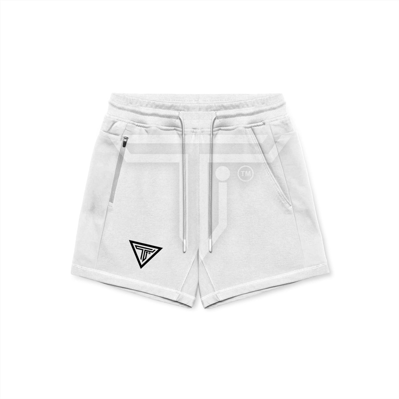 terry_Shorts_WHITE.jpg Add Style to Your Workout with Custom Gym Shorts - Image 1
