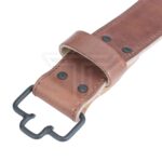 Custom Fit Leather Weightlifting Belt for Back Stability & Injury Prevention - Image 3